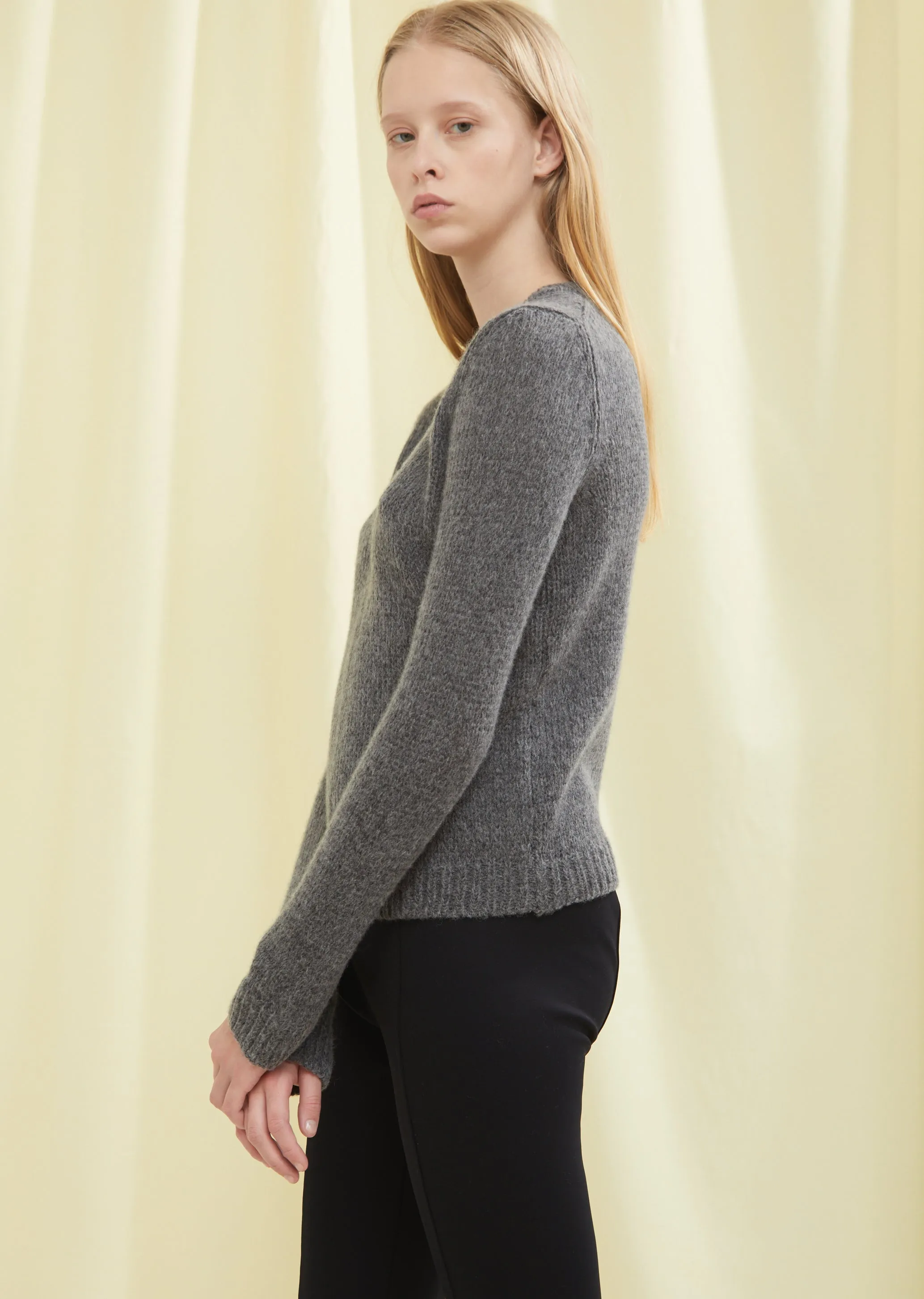 Aetra Cashmere Blend V-neck Sweater