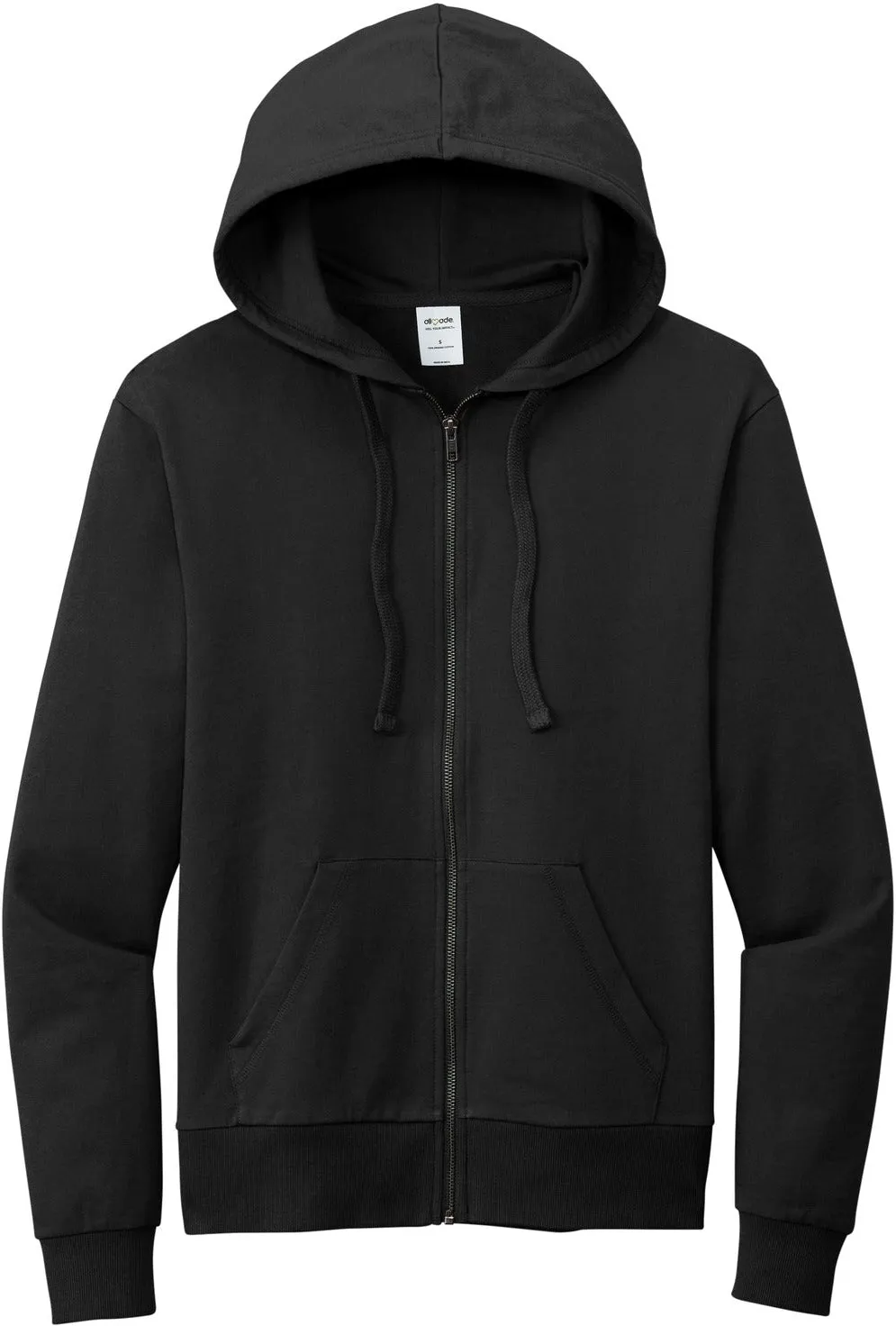 Allmade Unisex Organic French Terry Full-Zip Hoodie