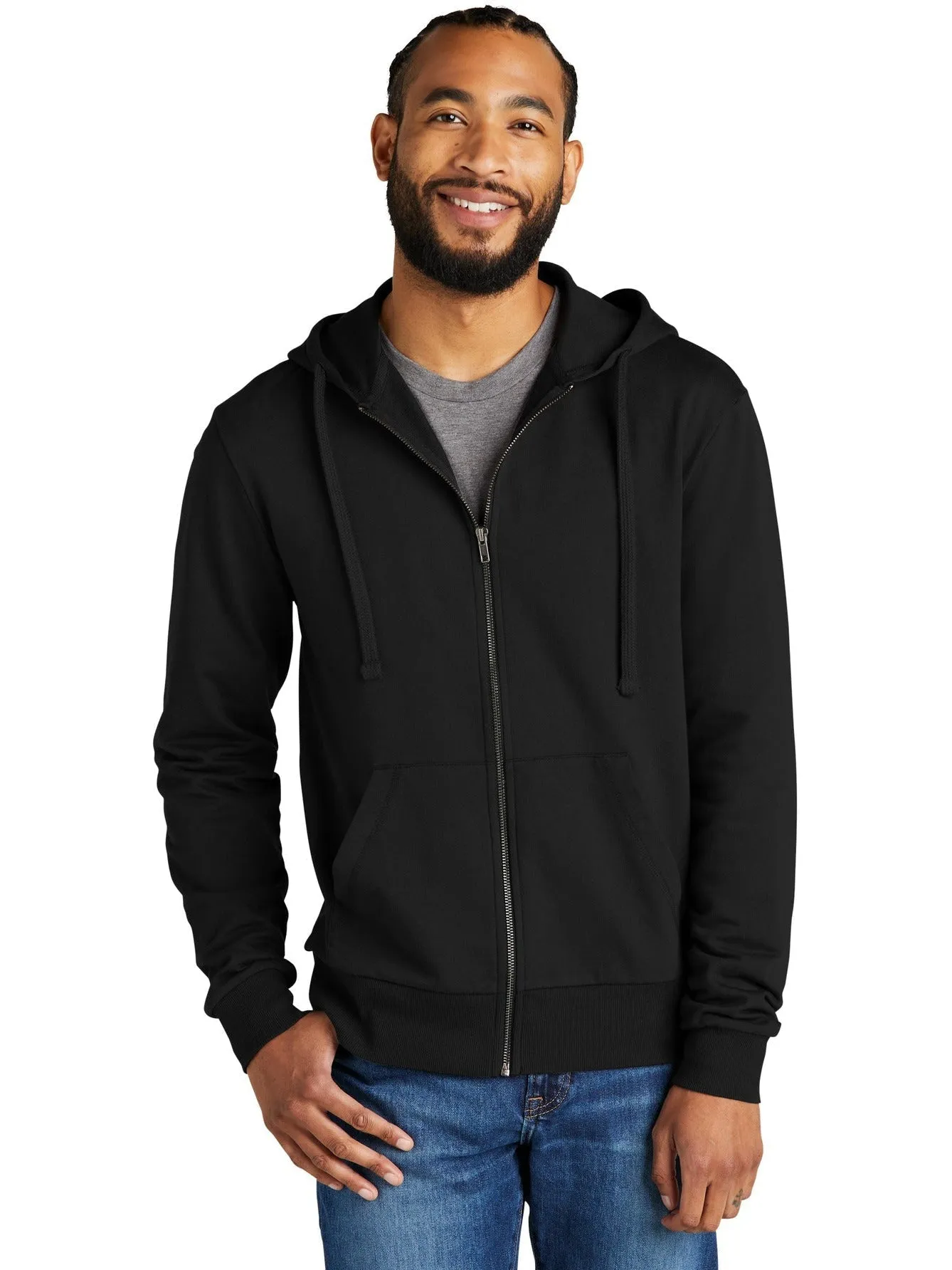 Allmade Unisex Organic French Terry Full-Zip Hoodie