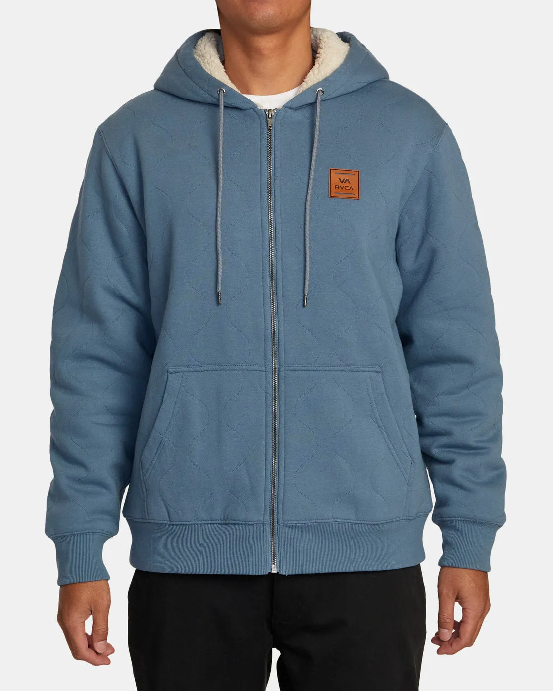 Arrow Zip Hoodie - Industrial Blue