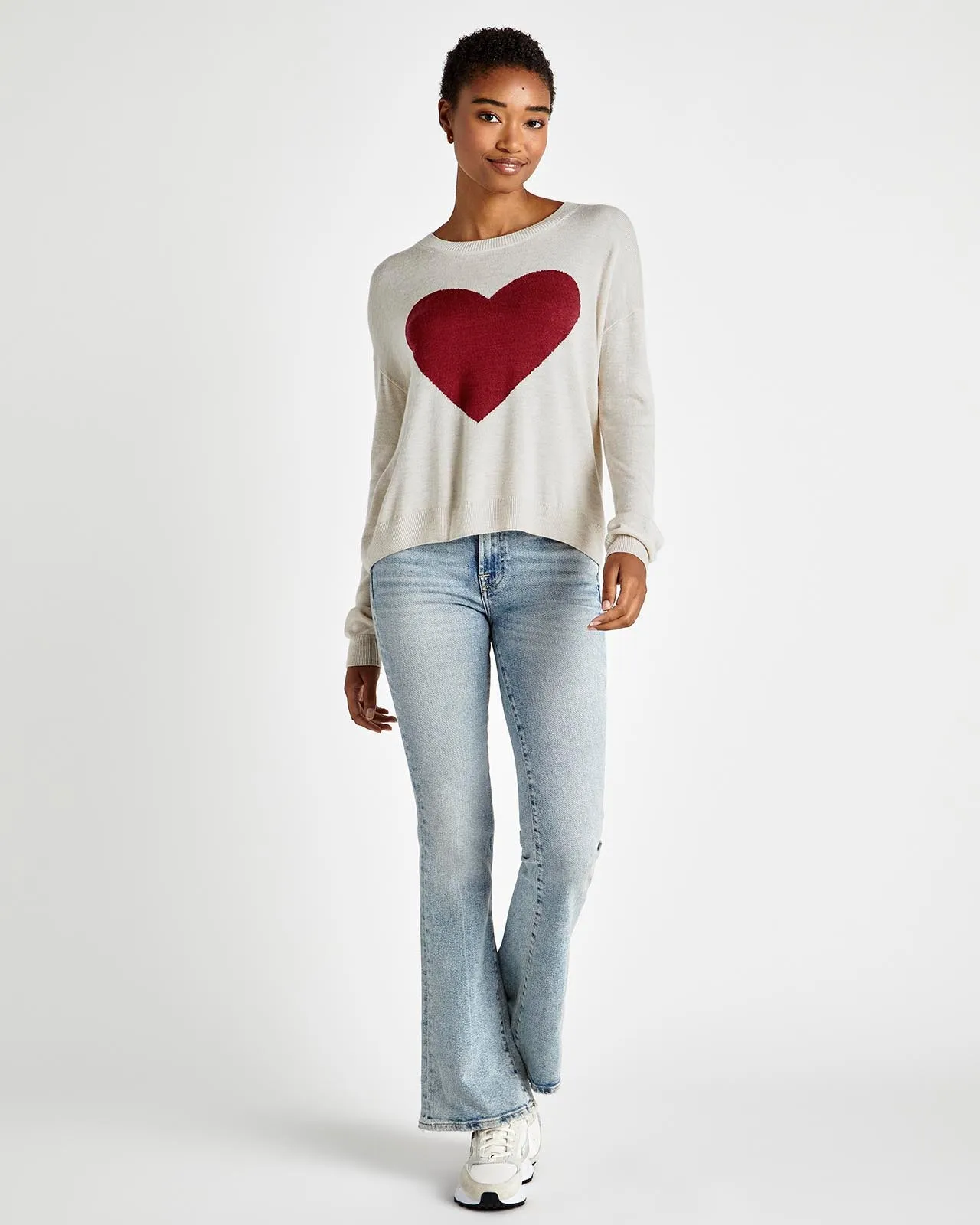 Avery Heart Sweater