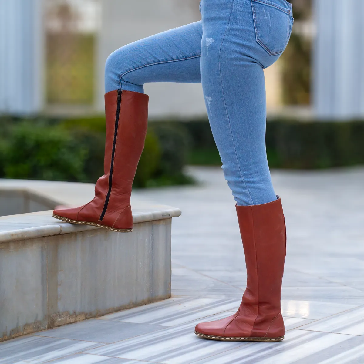 Barefoot Long Boots Brown for Women