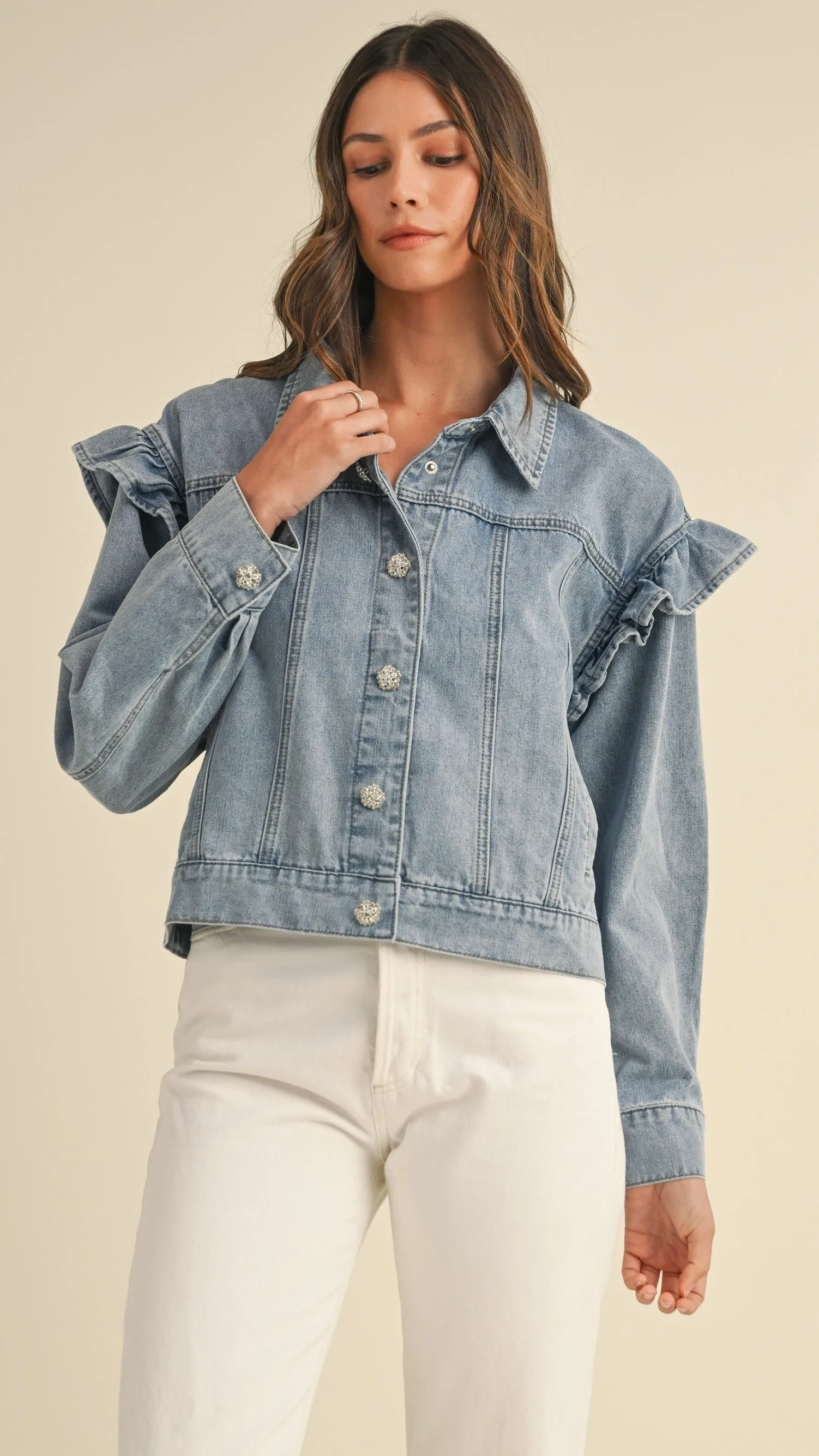 Bella Bejewelled Denim Jacket