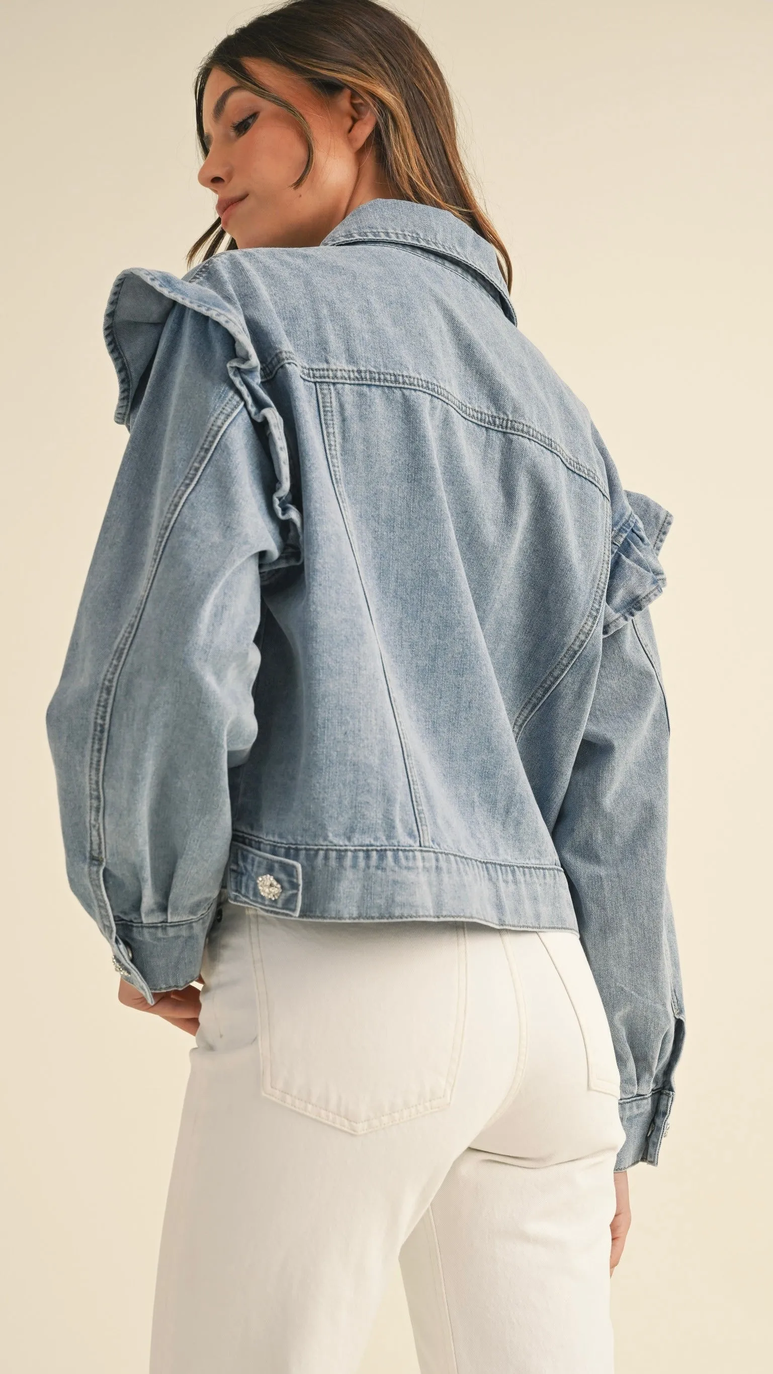 Bella Bejewelled Denim Jacket