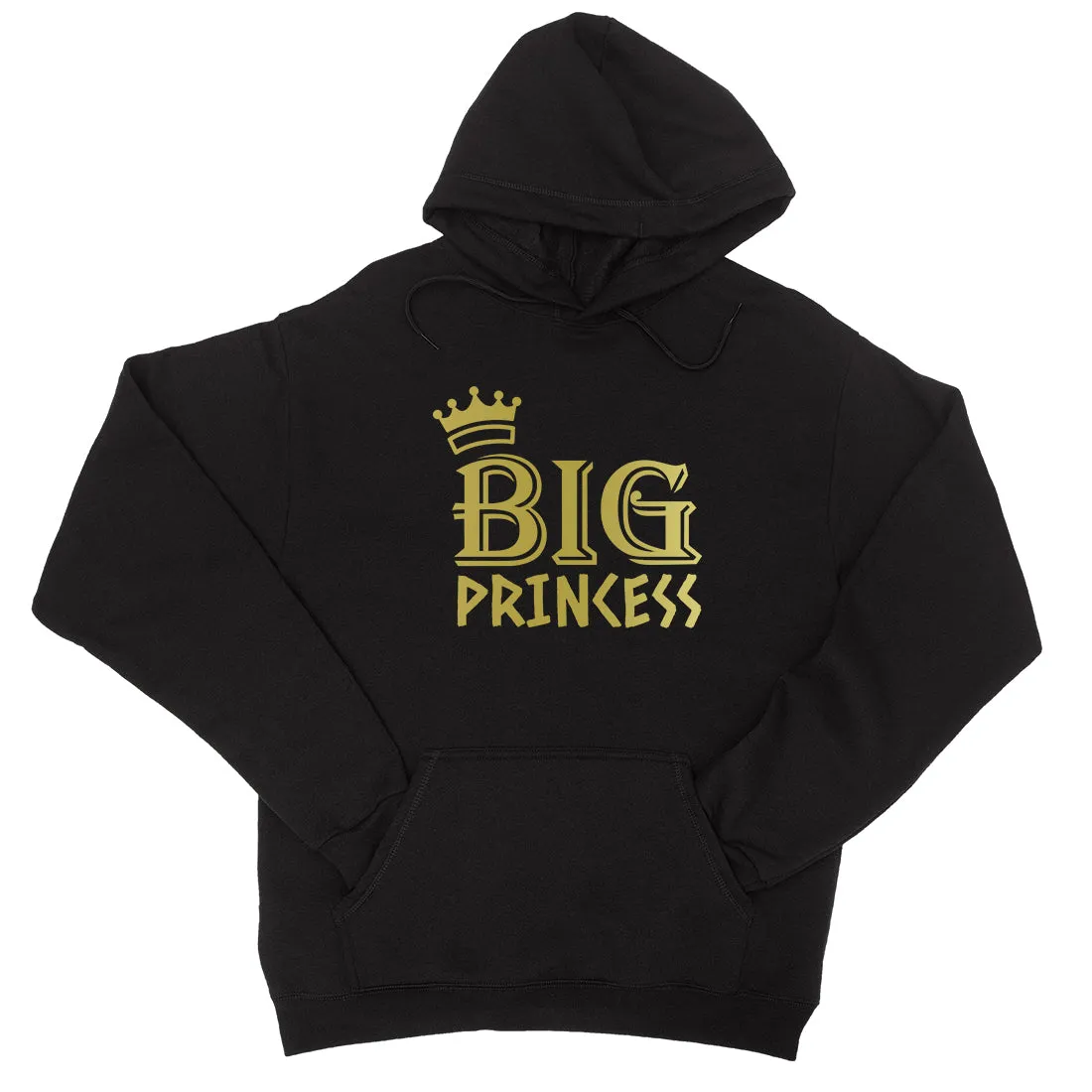 Big Little Leaf Wreath-GOLD Unisex Pullover Hoodie Flowery Amazing