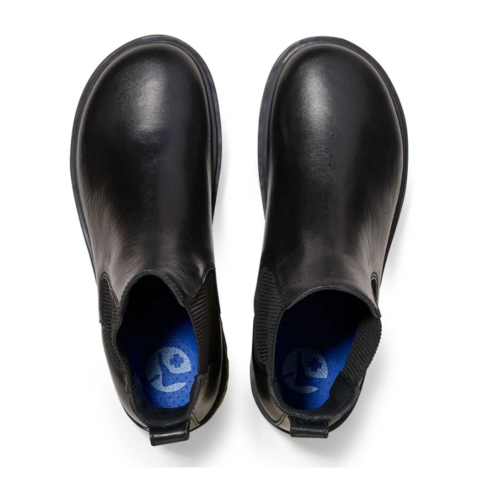 Birkenstock Highwood Deep Blue Chelsea Boot (Women) - Black Leather