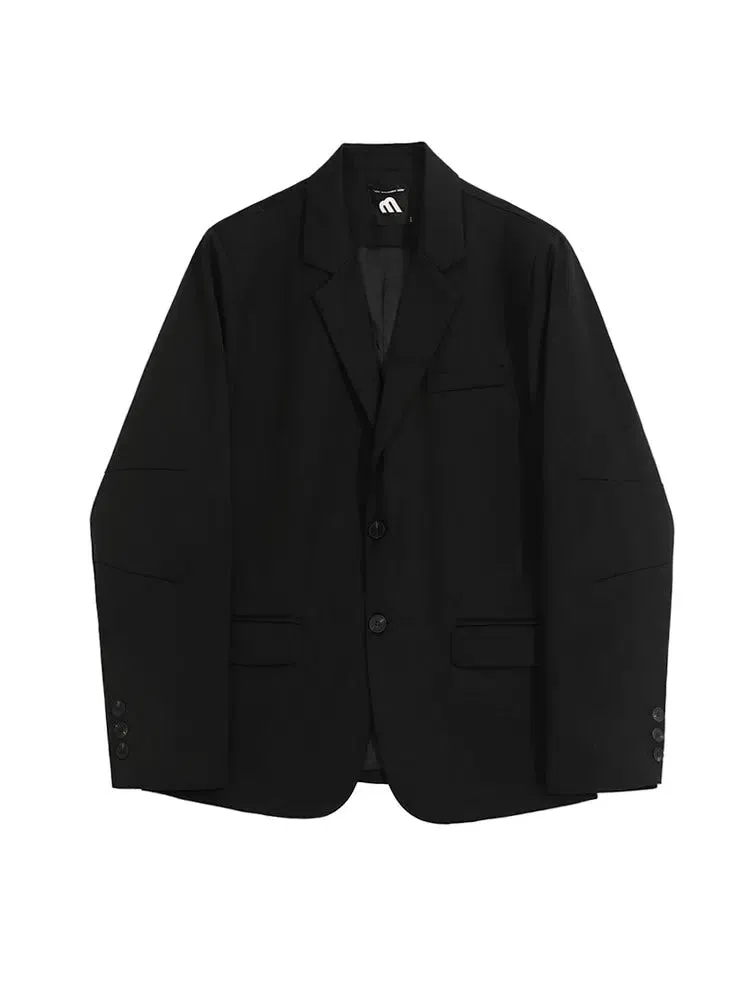 Black Relaxed Fit Blazer