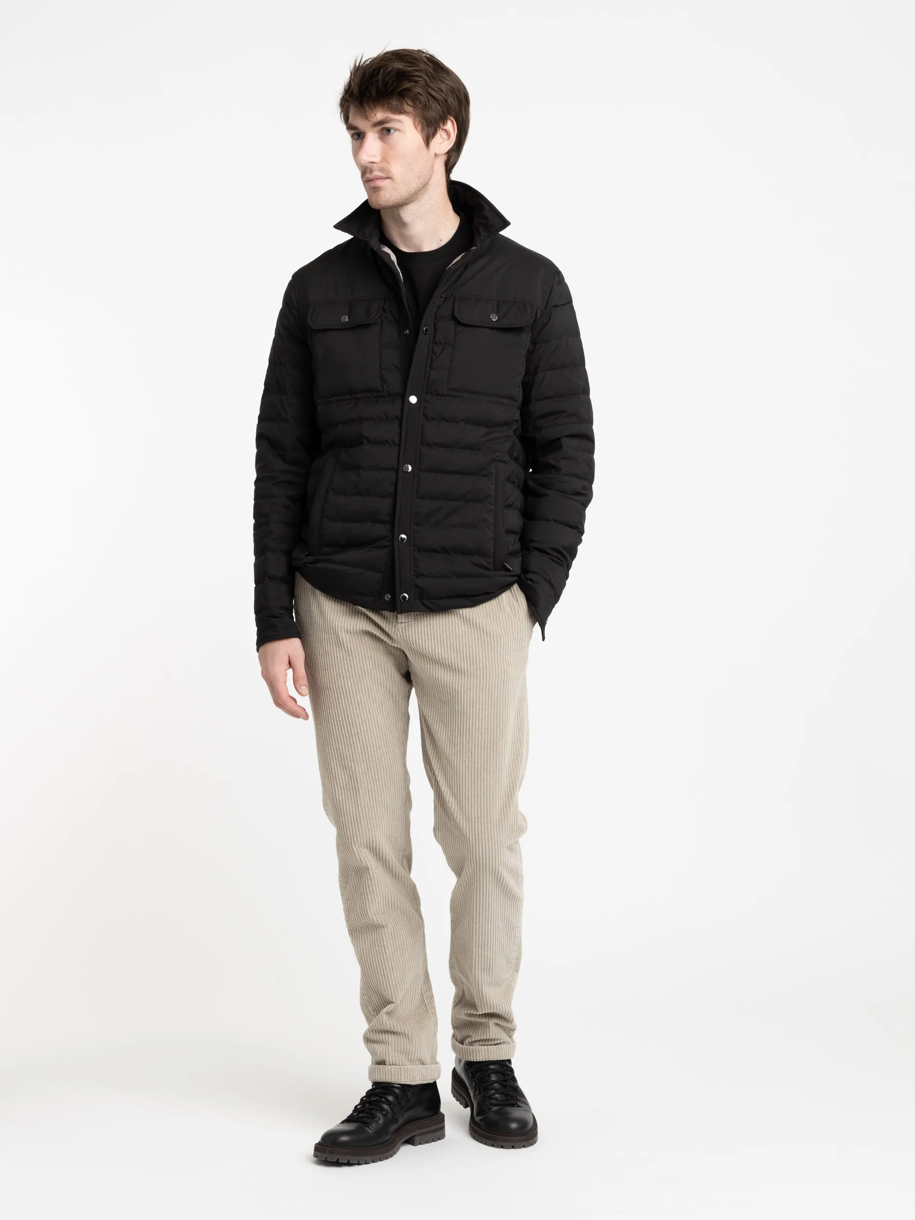 Black Typhoon Platinum Quilted Jacket