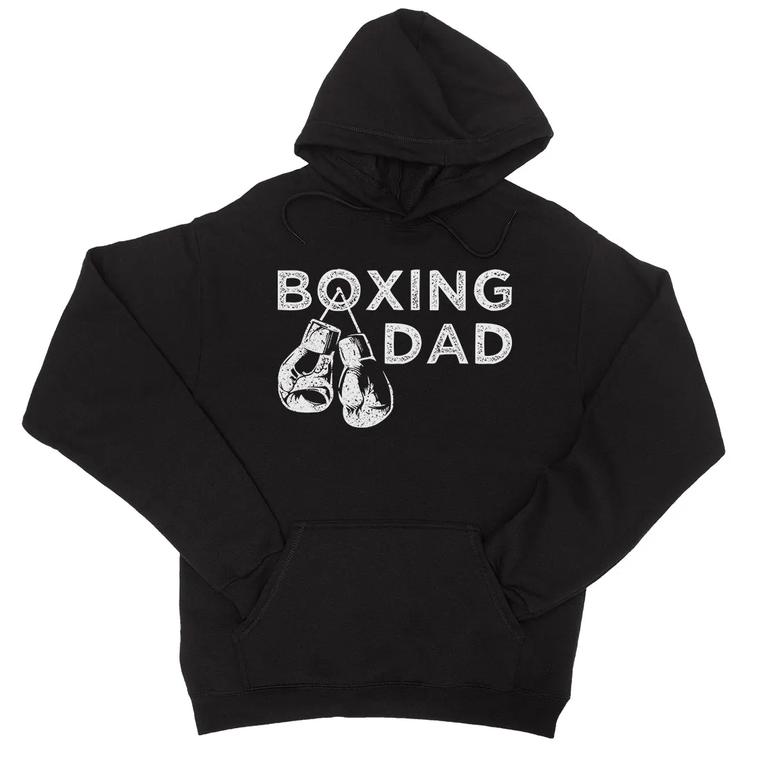 Boxing Dad Unisex Fleece Hoodie Dependable Special Father's Day