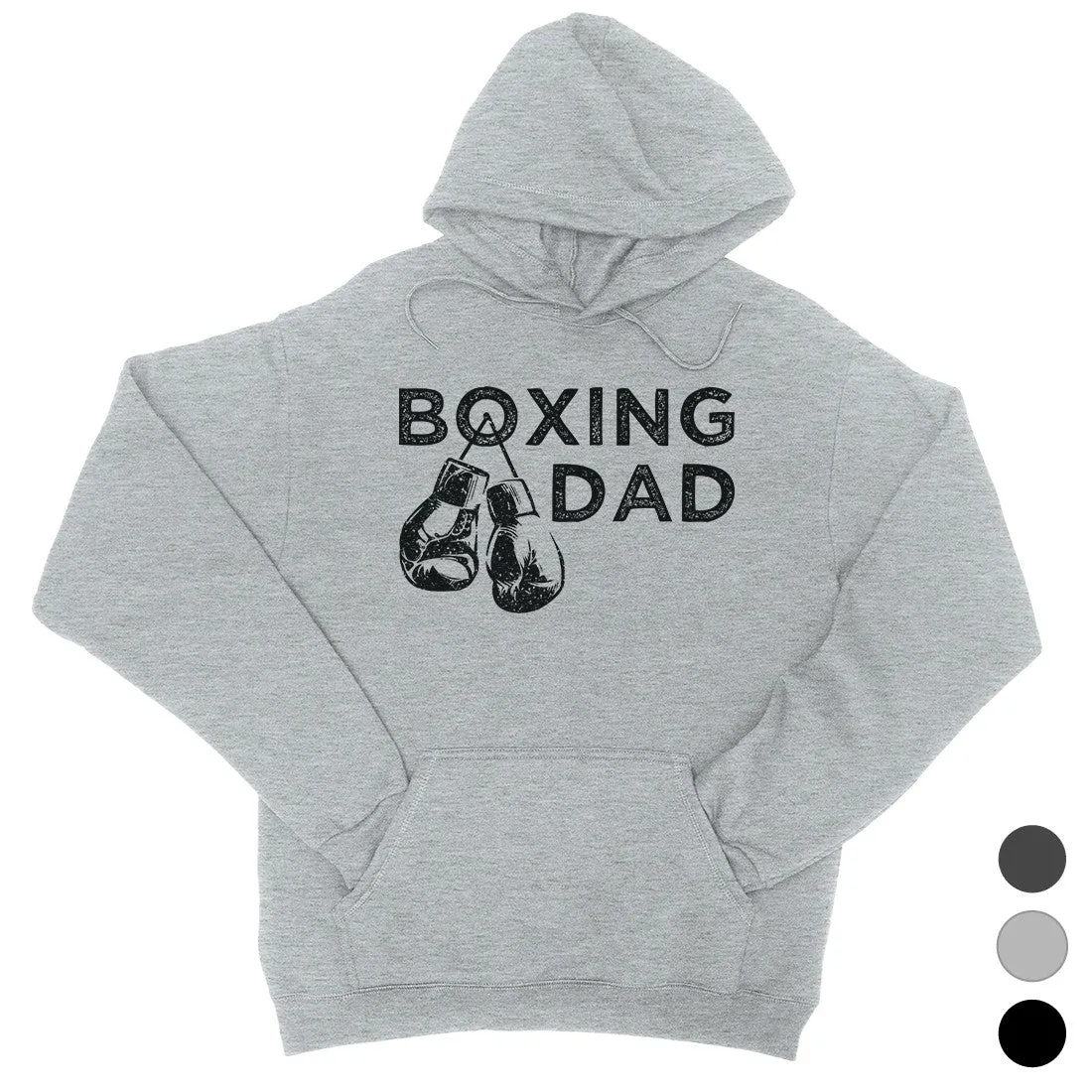 Boxing Dad Unisex Fleece Hoodie Dependable Special Father's Day