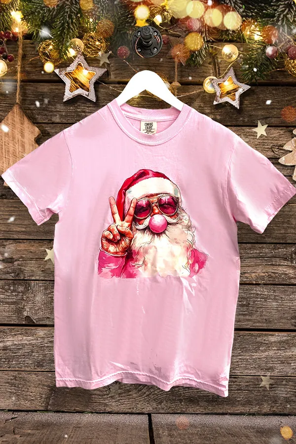 CC DTF BUBBLEGUM SANTA - PINK