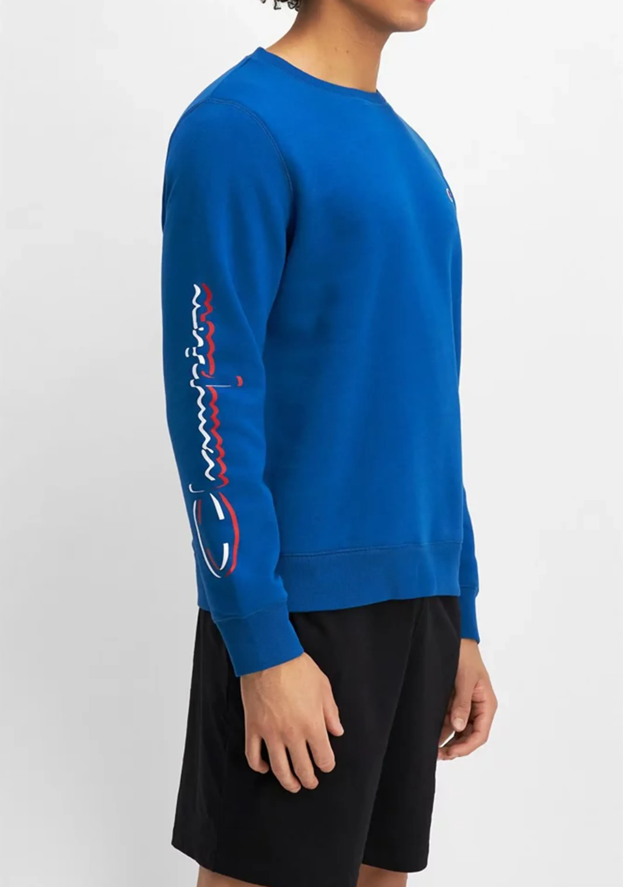 Champion Mens Sporty Graphic Print Crew <BR> AVUTN 6B1