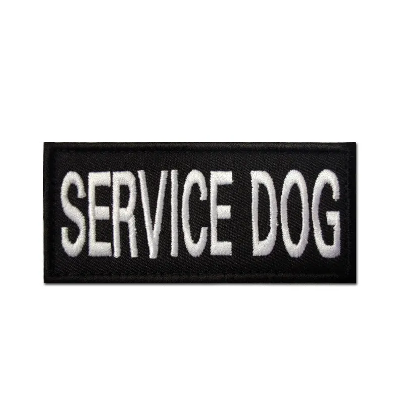 Chrome Pets Embroidered Velcro Patch Sign with Quote: Do Not Pet, Therapy Dog, Emotional Support, Service Dog In Training