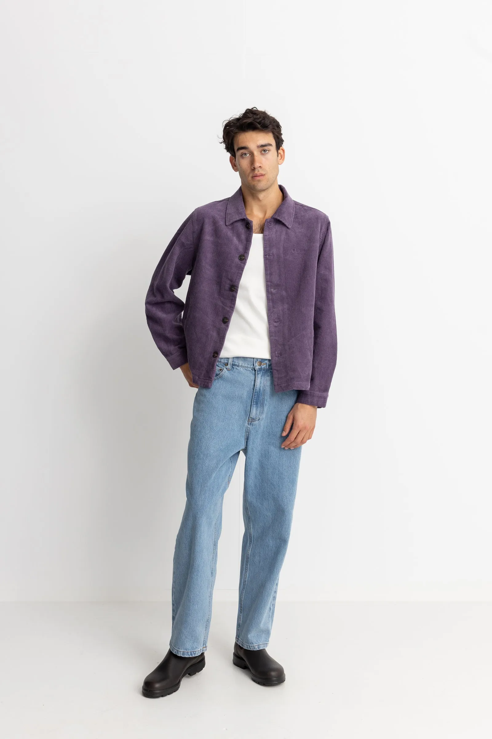 Cord Langley Jacket Plum