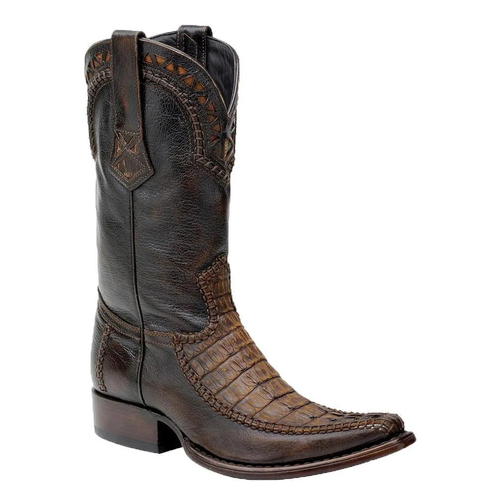 Cuadra San Crispin Caiman Western Boot - Stone Honey