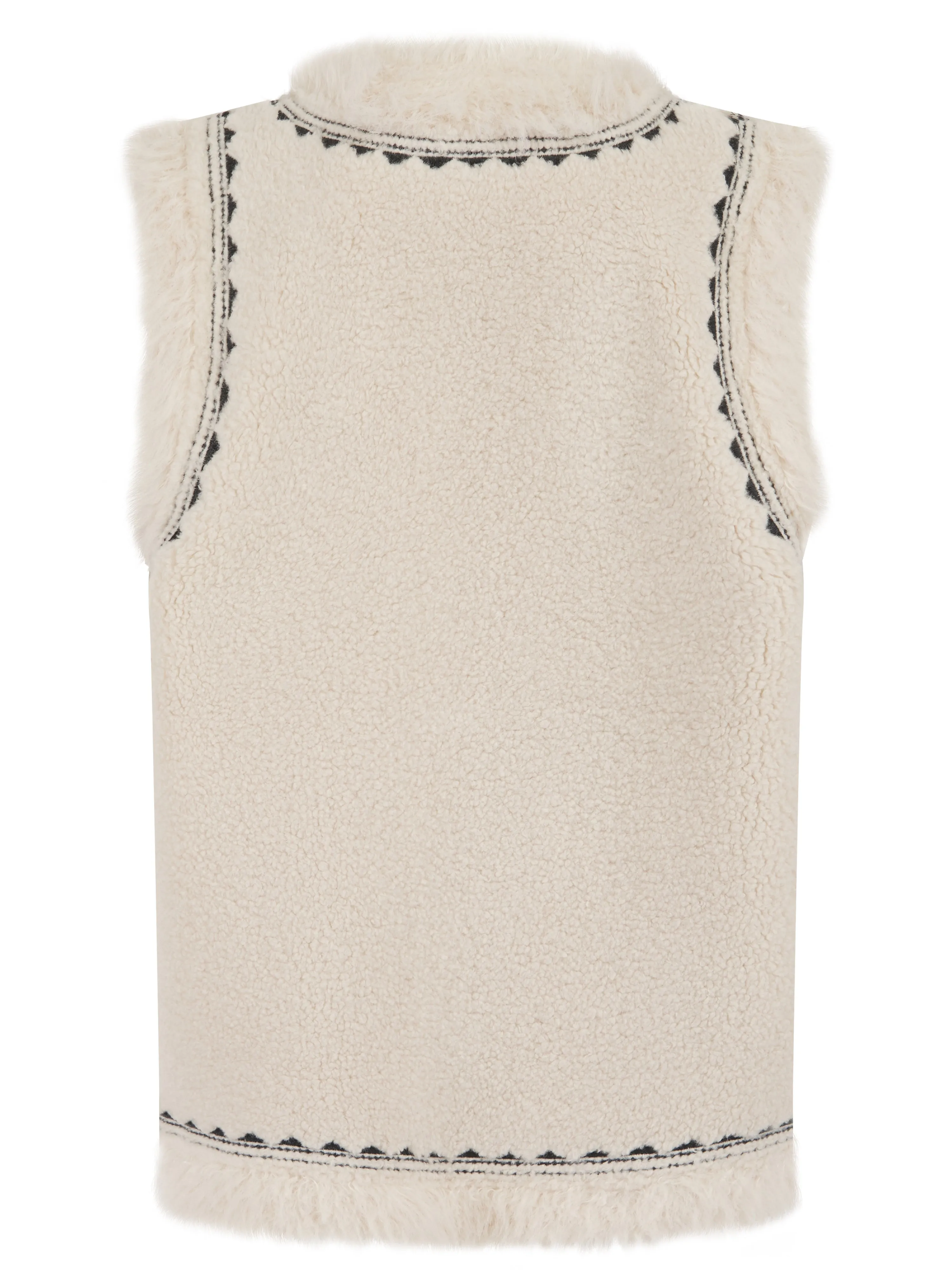 DANNIKA GILET IN CREAM