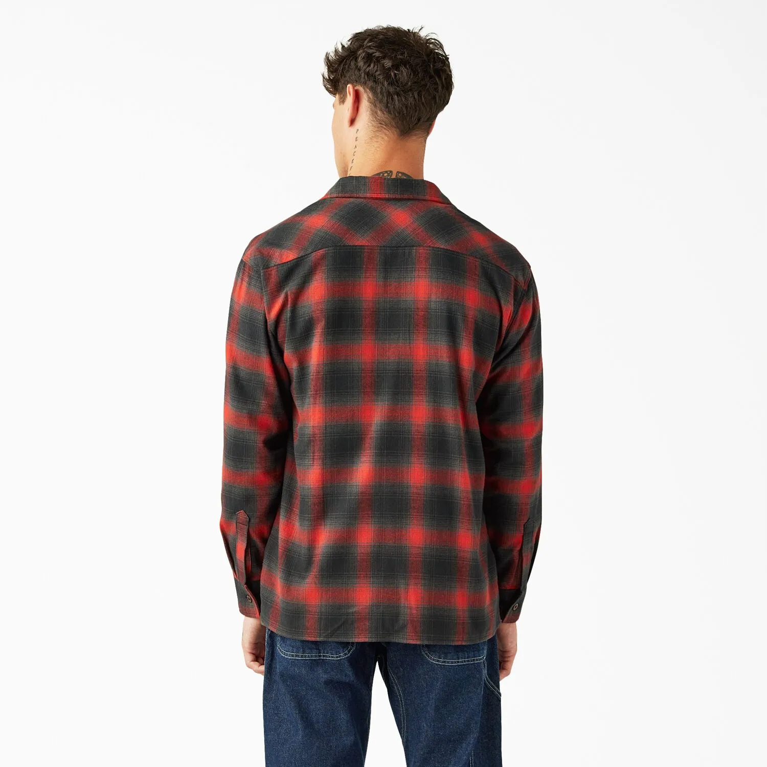 Dickies X Spitfire Flannel LS Shirt - Red Ochre