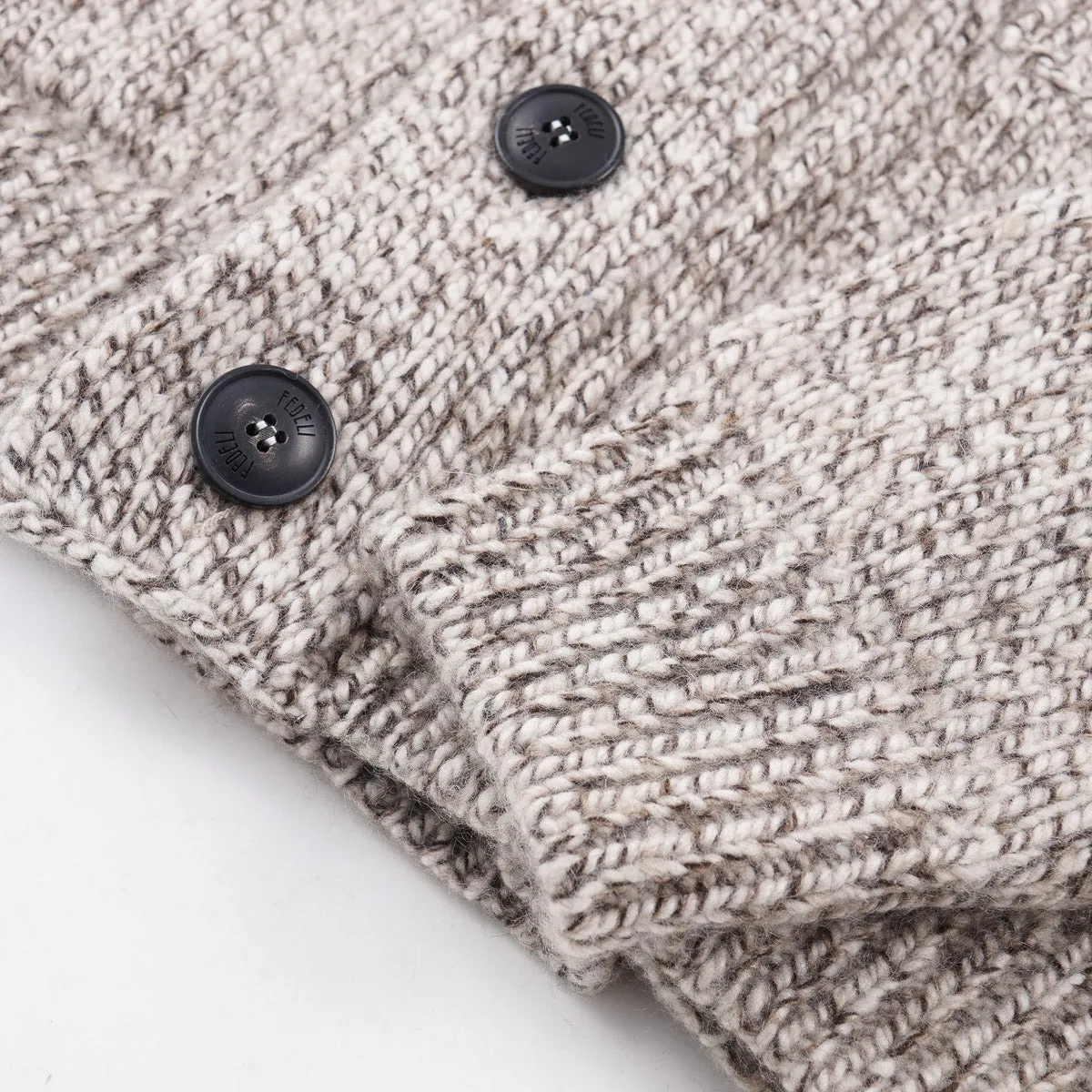 Fedeli Heavy Knit Cashmere Cardigan