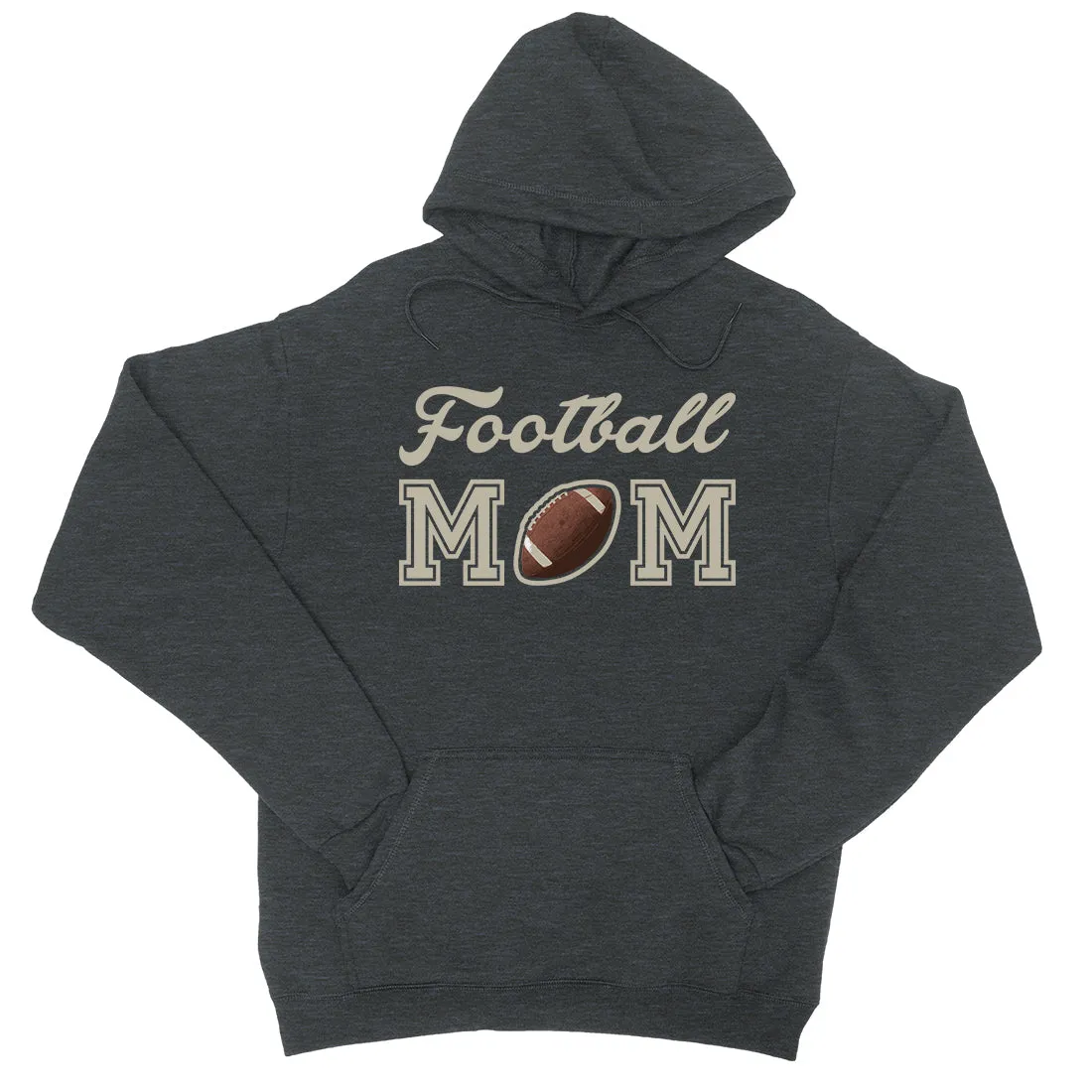 Football Mom Unisex Winter Hooded Sweatshirt Mom Christmas Gift