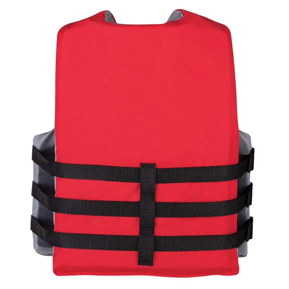 Full Throttle Adult Universal Ski Life Jacket - Red [112000-100-004-22]