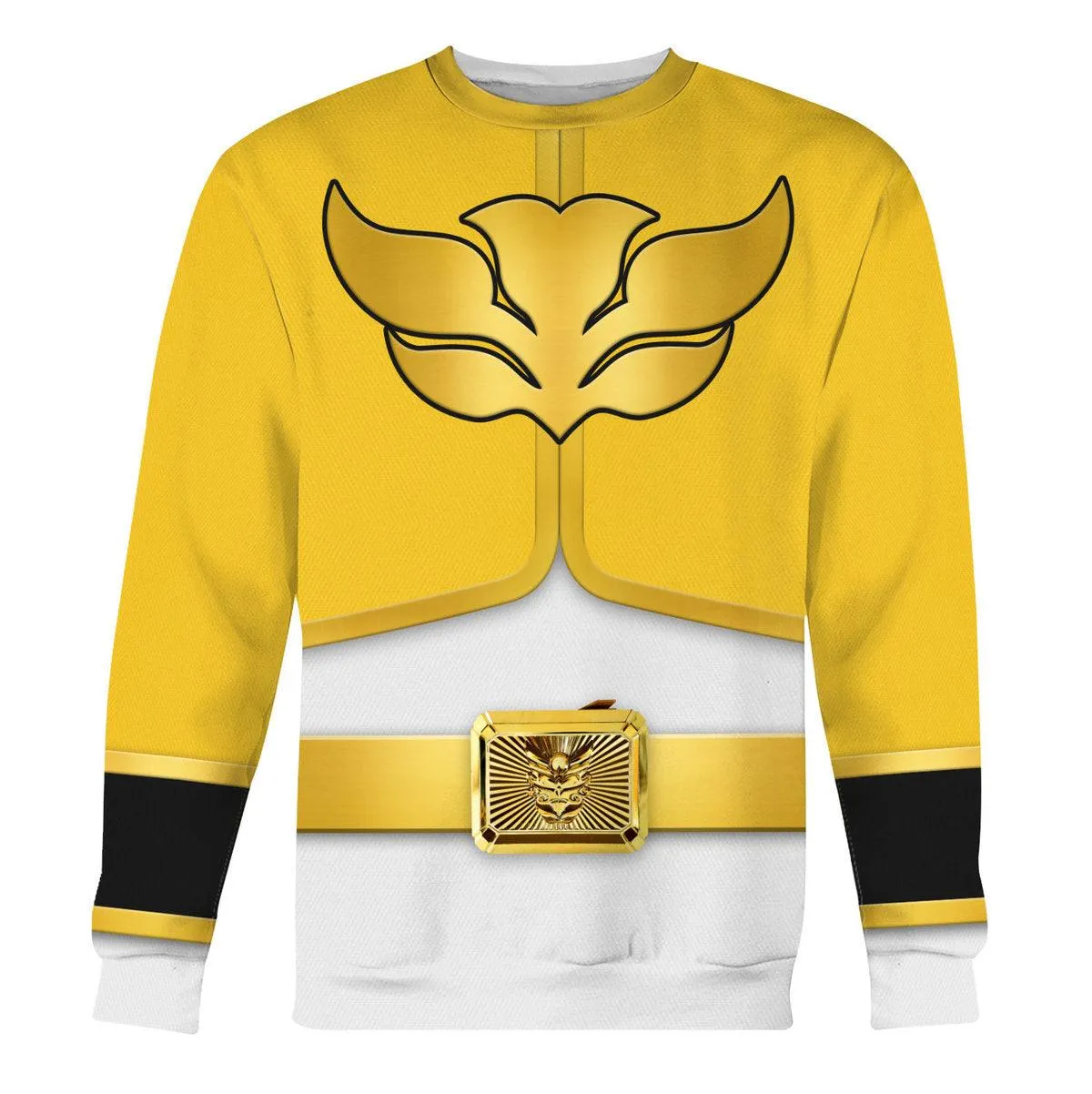 Gearhomie Megaforce Yellow Ranger Hoodies Sweatshirt T-shirt Hawaiian Sweatpants