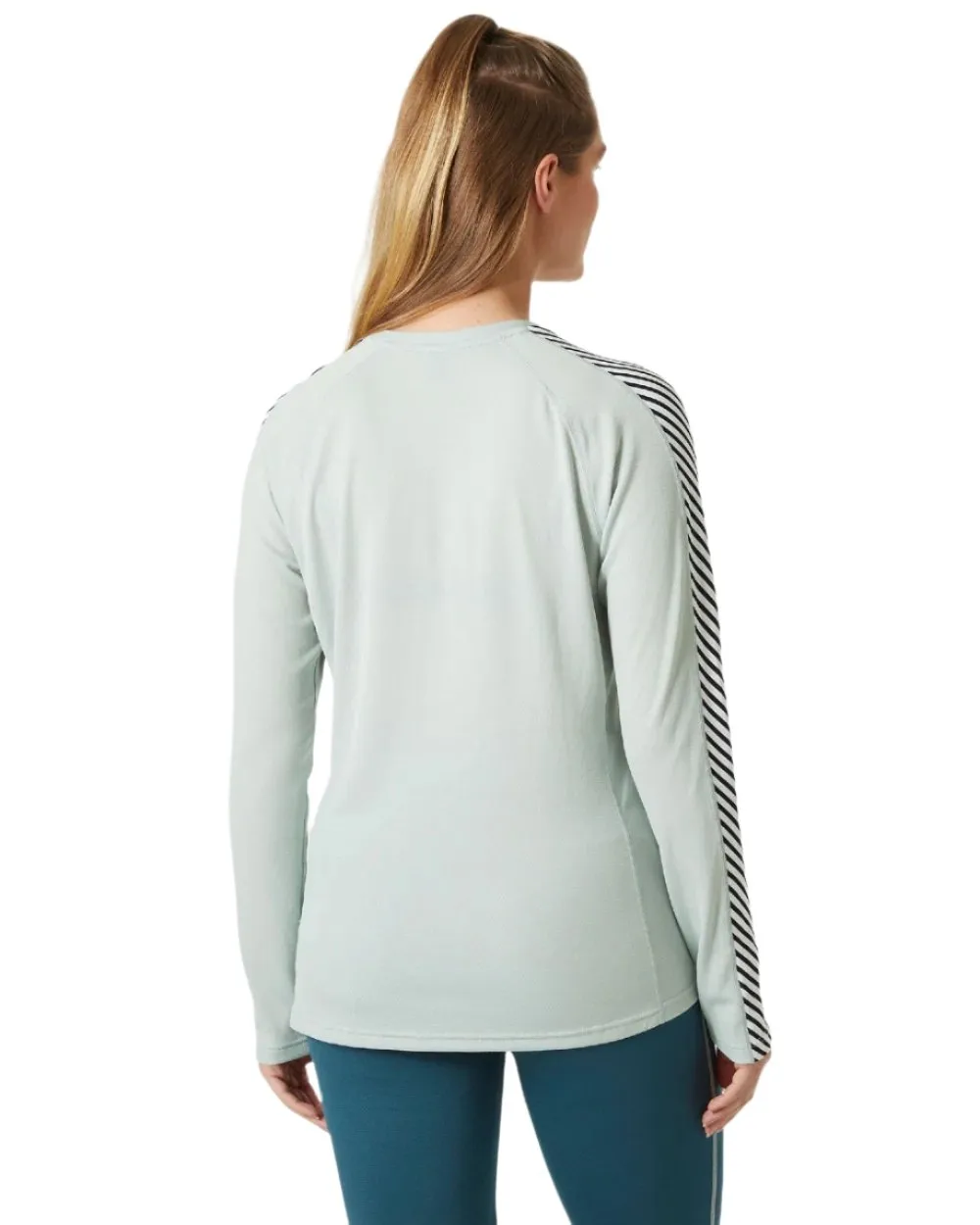 Helly Hansen Womens Lifa Active Stripe Crew Base Layer