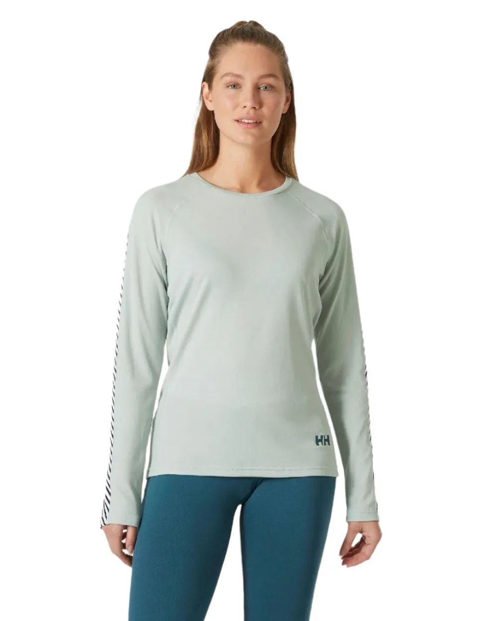 Helly Hansen Womens Lifa Active Stripe Crew Base Layer