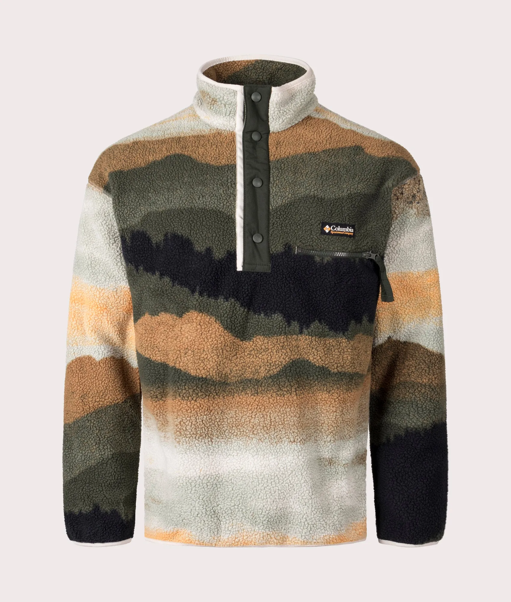 Helvetia II Printed Half Snap Fleece