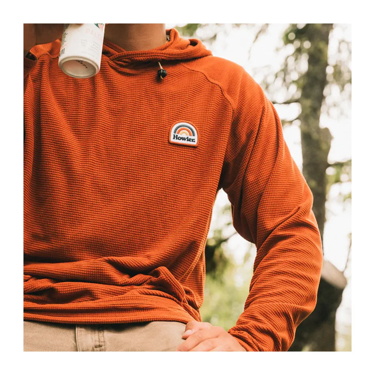 Howler Bros Palo Duro Fleece Hoodie Cinnamon