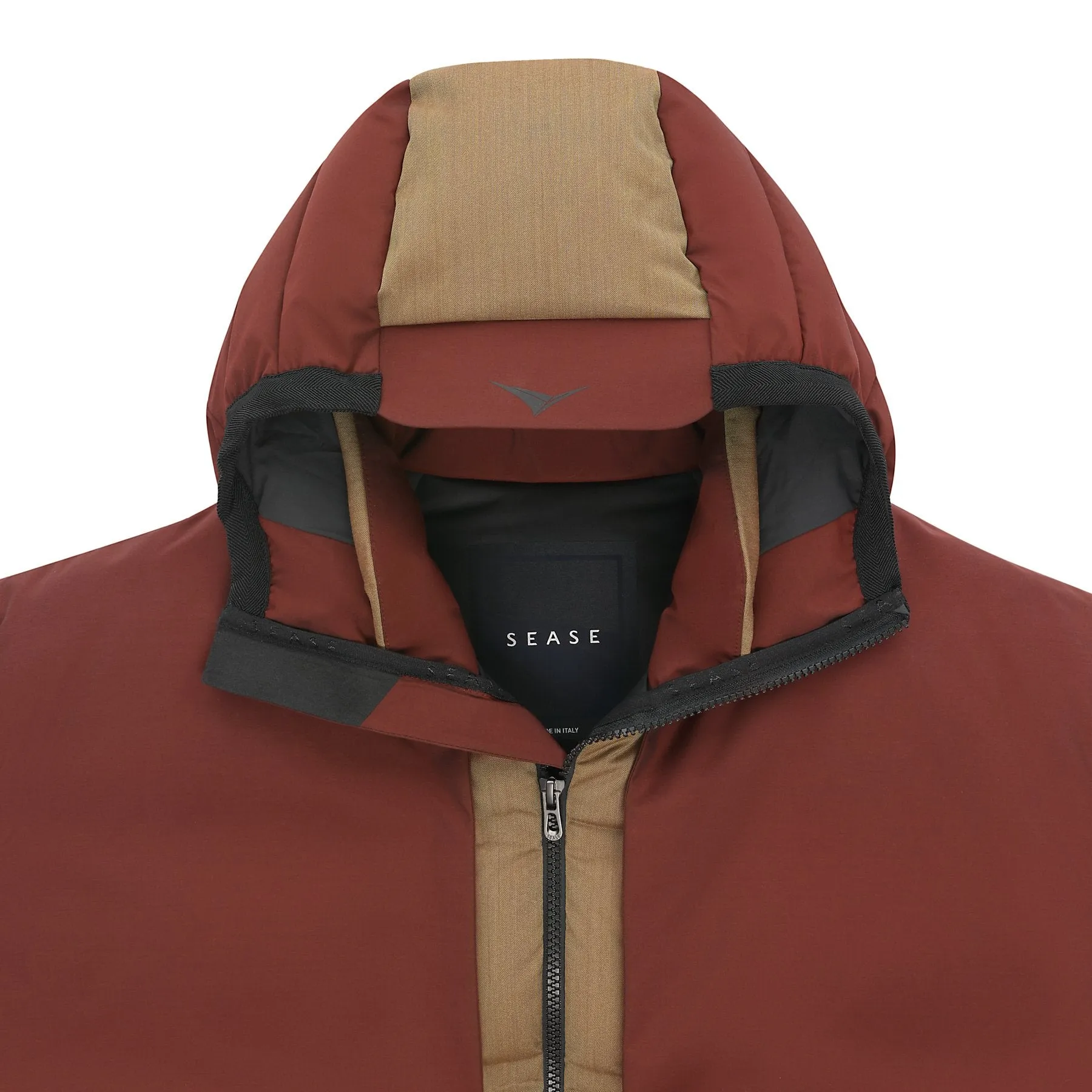 Insulated Wool and Bio Nylon Hooded Down Jacket