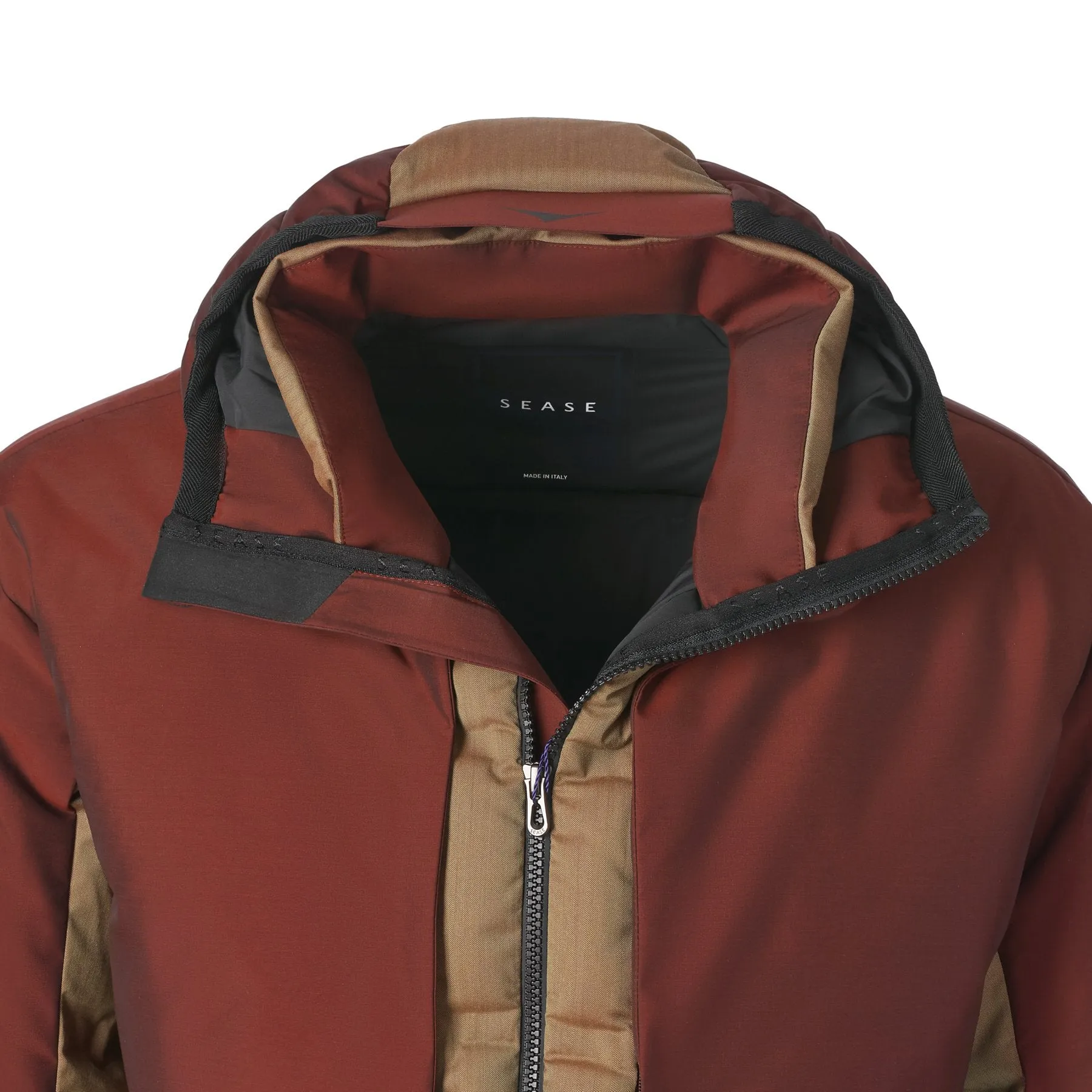 Insulated Wool and Bio Nylon Hooded Down Jacket