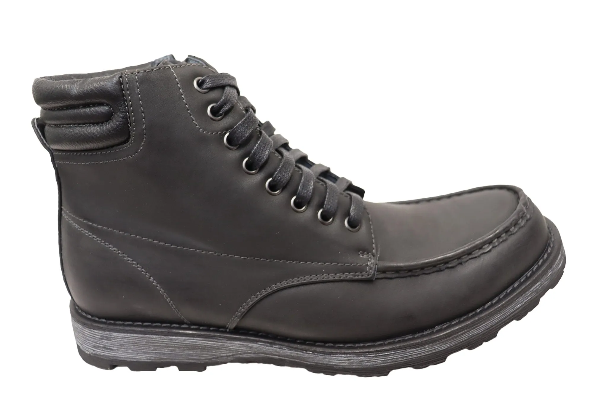 JM33 John Mens Comfortable Lace Up Boots