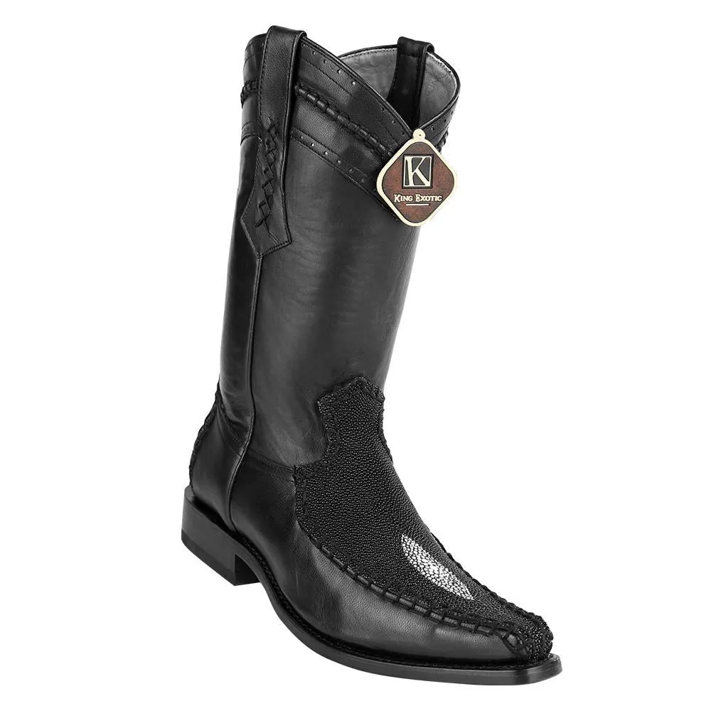 King Exotic Men's Stingray Single Stone European Toe Boot