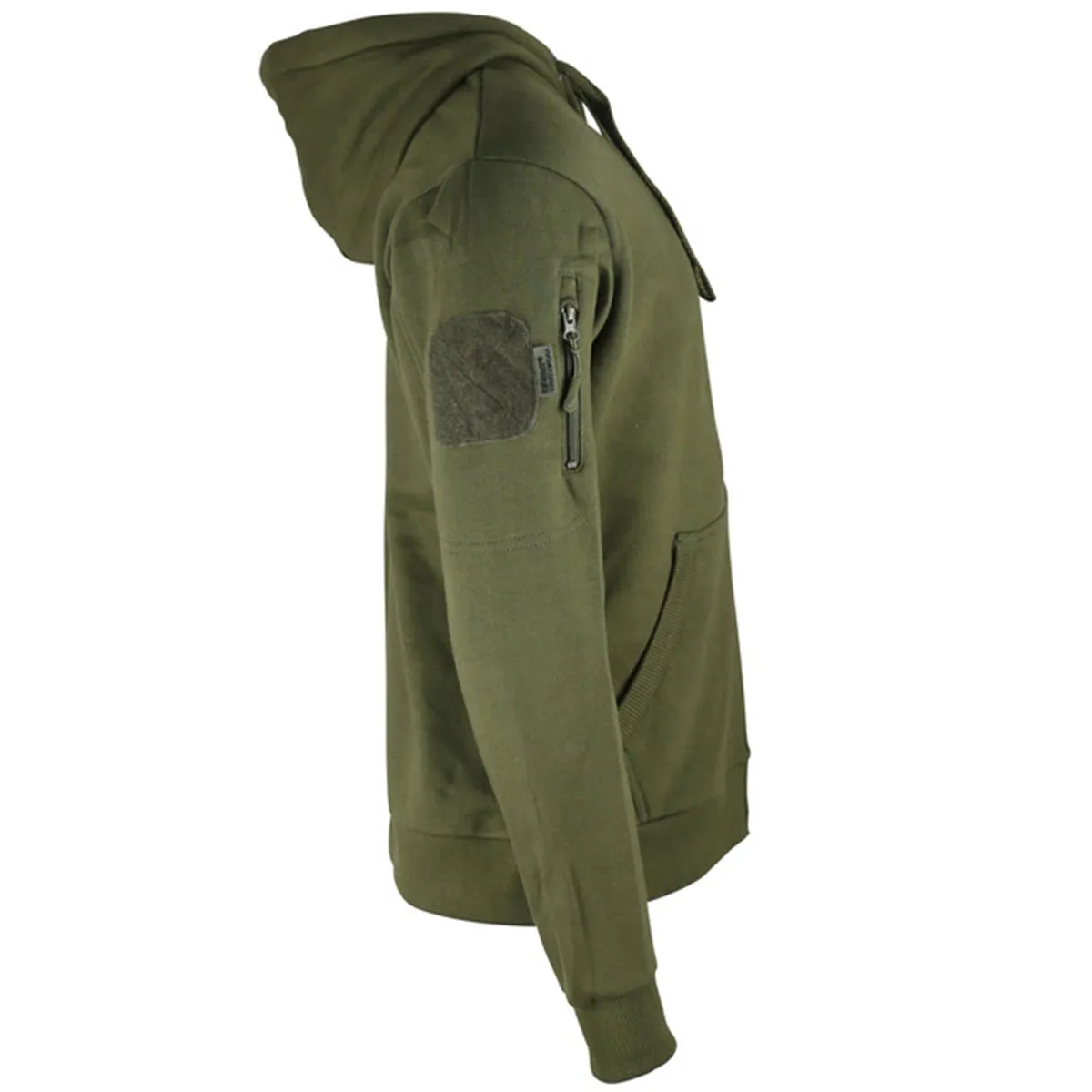 Kombat Spec-Ops Zipped Hoodie Olive Green