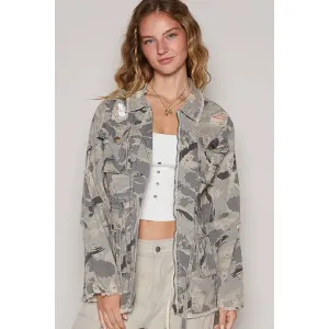 Krissy Vintage Camouflage Jacket