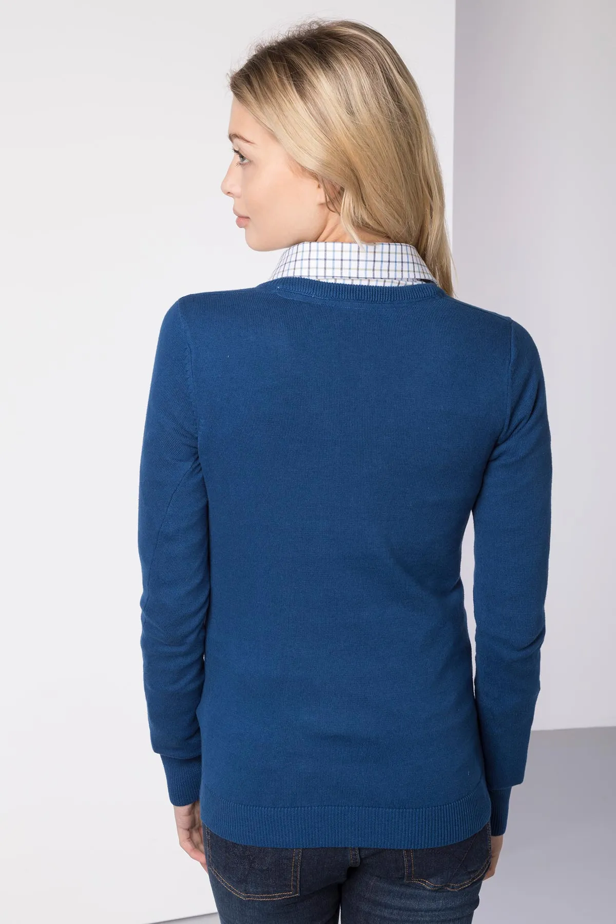 Ladies V Neck Jumper