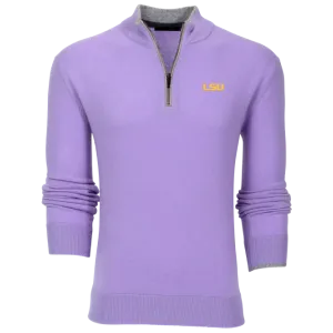 LSU Sebonack Quarter-Zip Sweater