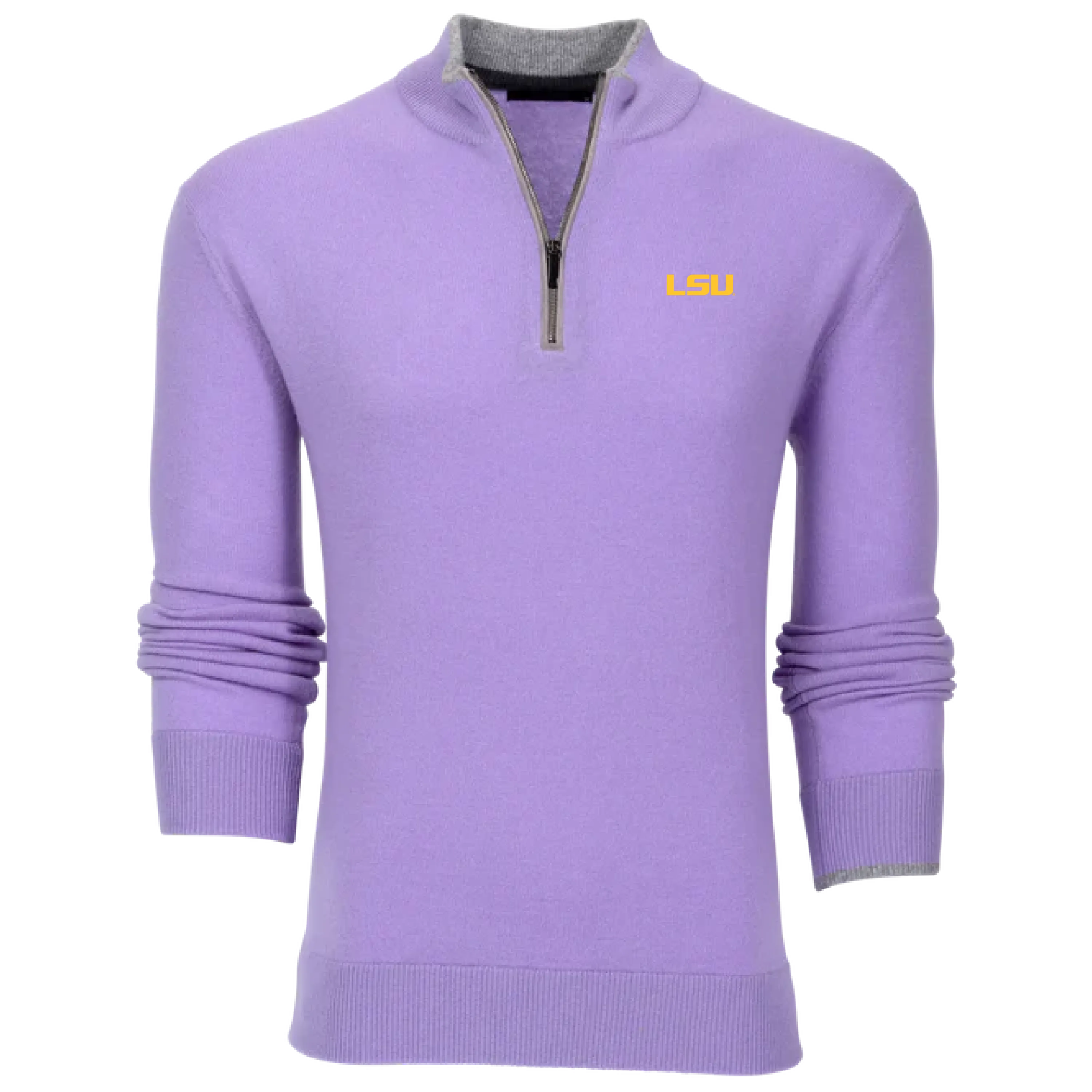 LSU Sebonack Quarter-Zip Sweater