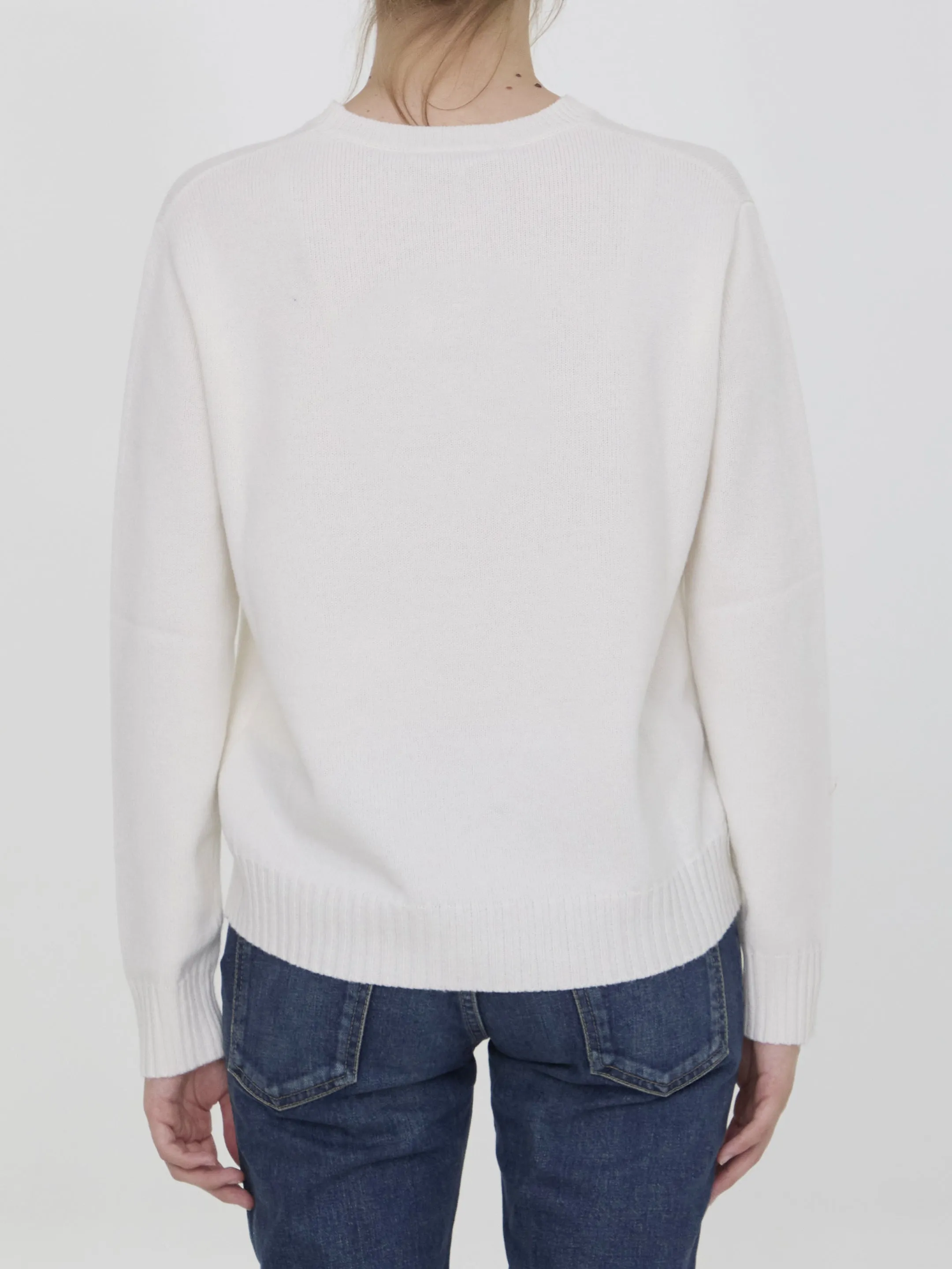 Max Mara Viglio Sweater in White