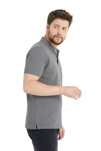 Men's Polo Moisture Wicking 2-button T-Shirts