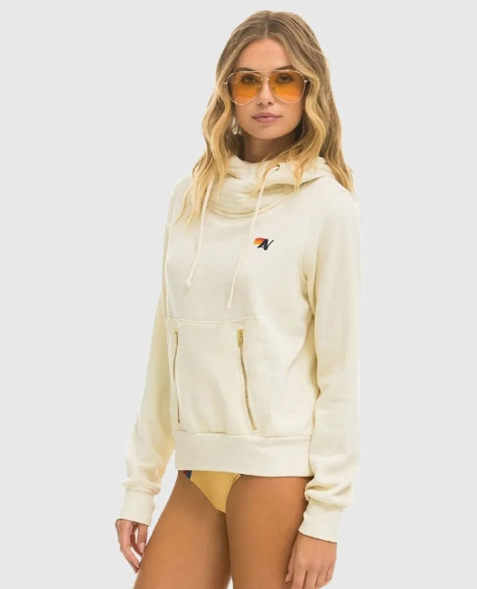 Ninja Vintage White Hoodie