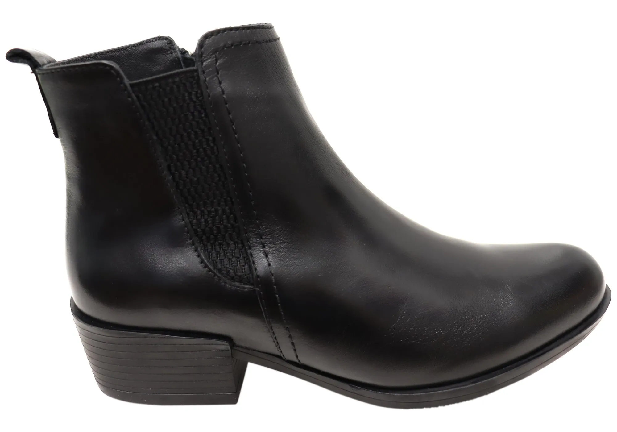 Orizonte Questa Womens European Comfortable Leather Ankle Boots