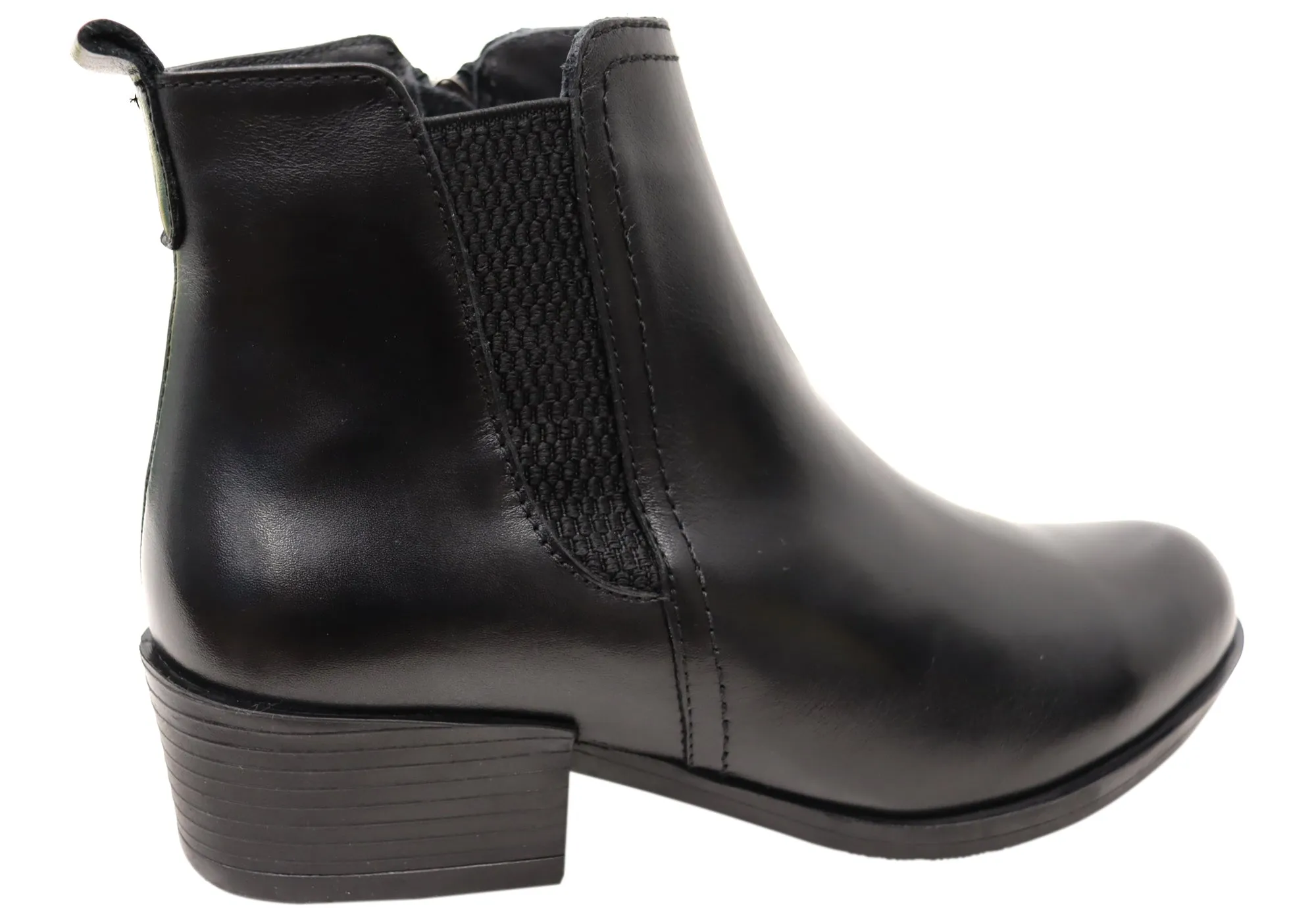 Orizonte Questa Womens European Comfortable Leather Ankle Boots