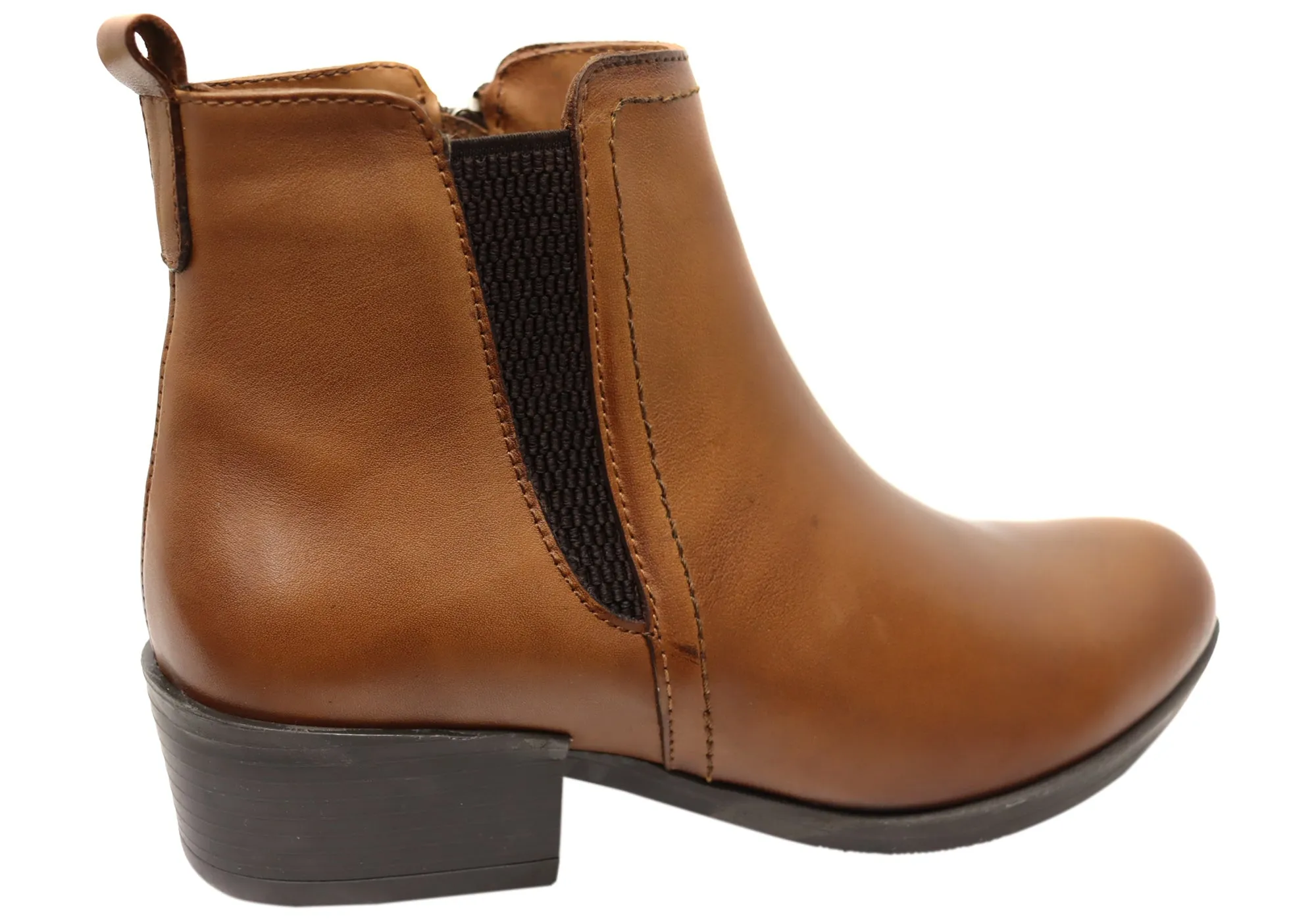 Orizonte Questa Womens European Comfortable Leather Ankle Boots