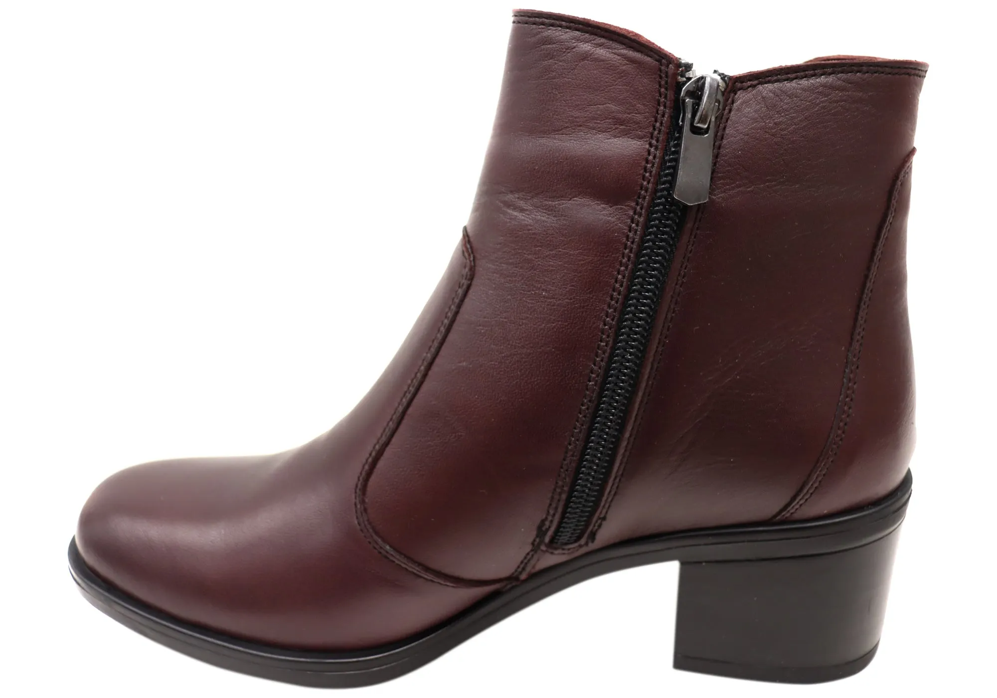 Orizonte Velmer Womens European Comfortable Leather Ankle Boots