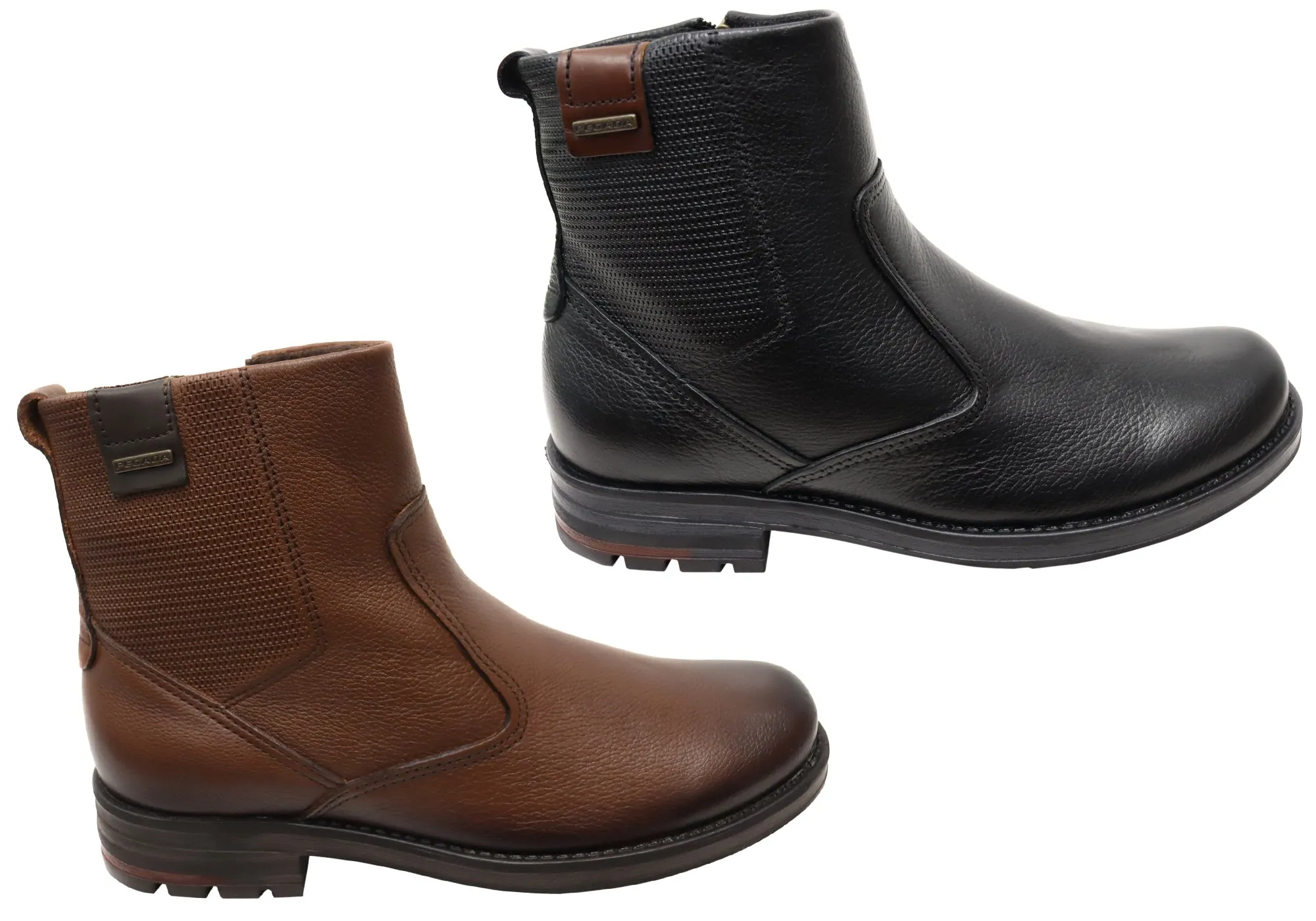 Pegada Banjjo Mens Comfortable Leather Boots Made In Brazil