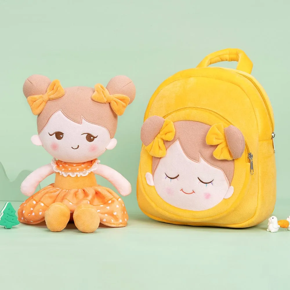 Personalized Playful Orange Doll