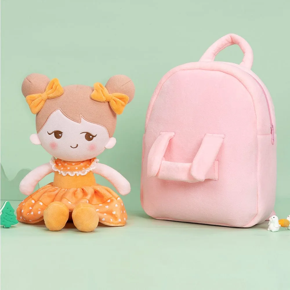 Personalized Playful Orange Doll