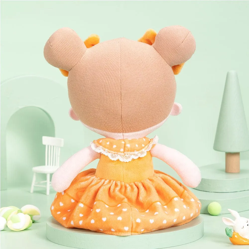 Personalized Playful Orange Doll