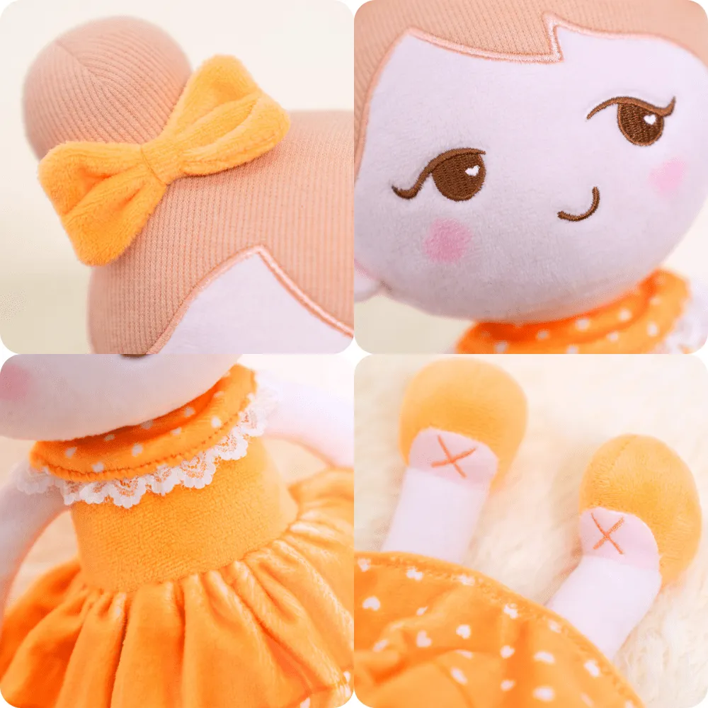 Personalized Playful Orange Doll